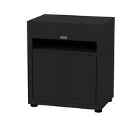 Meuble de cuisine extérieure LE MARQUIER avec tablette 80 x 55 cm noir