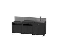 Meuble de cuisine extérieure MC803ECE13 cuisine 3 élèments noirs