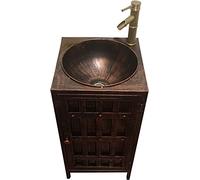 Meuble de lavabo de Salle de Bain autoportant, Support Amovible de Style Industriel, Construction en Fer Durable, idéal pour Les hôtels et Les intérieurs Modernes