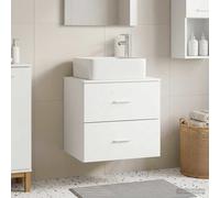 vidaXL Vanité de lavabo mural avec tiroir – Bois d'ingénierie