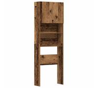 vidaXL Meuble pour machine à laver Vieux bois – Bois d'ingénierie – Beige