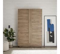 Meuble de rangement 2 portes JUPITER couleur noyer