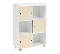 Meuble de rangement 3 portes 2 niveaux ""Bouli"" beige Atmosphera for Kids