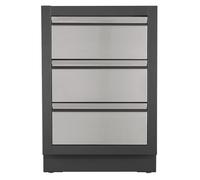 Meuble de rangement 3 tiroirs pour cuisine extérieure Oasis Napoleon
