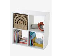 Meuble de rangement 4 cases blanc TU