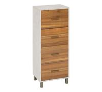Chiffonnier 4 tiroirs Côme effet travertin 5five