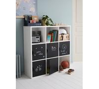 Meuble de rangement 9 cases blanc TU