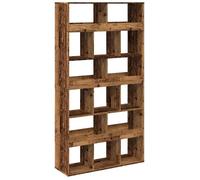 Meuble de rangement/Bibliothèque contemporain, Cloison de séparation vieux bois bois d'ingénierie（6159842）ZKY