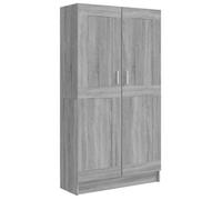 Meuble de Rangement, Bibliothèque MODERNE, Sonoma gris 82,5x30,5x150 cm Bois d'ingénierie B1665