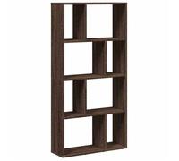 Meuble de Rangement, Bibliothèque sur Pied, Pour salon, chêne marron 60x20x120,5 cm bois d'ingénierie B2197