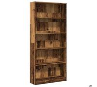 Meuble de Rangement, Bibliothèque sur Pied, Pour salon, vieux bois 80x24x176 cm bois d'ingénierie B2118