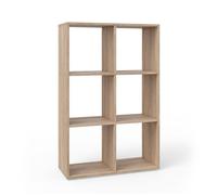 Vicco Meuble de Rangement Cube Karree, Sonoma, 72x107.8cm | adapté au rangement et à la séparation des espaces de vie