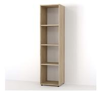 Vicco Meuble de Rangement Cube Ludus, Sonoma, 142.5x36.2cm | pour le rangement et la présentation de livres et de boîtes