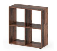 Meuble de rangement cube Tetra, 72.6x72cm, Bois antique, Vicco 36554
