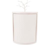 Meuble de rangement d'angle pour comptoir PP 360�� Rack de rangement d'angle anti-poussière pour salle de bain, cuisine, produits cosmétiques et épices