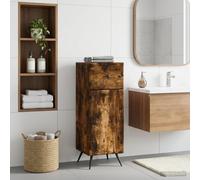 vidaXL Meuble de Rangement de Salle de Bain Breda Blanc Brillant