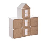 Atmosphera - Rangement Enfant Château - métal et Jute