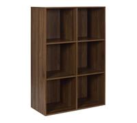 Meuble de rangement - HOME DECO FACTORY - TIFFANY - 6 Cases - Marron