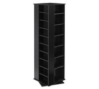 Meuble de rangement multimédia, tour à CD, tour rotative à 34 compartiments pour CD, DVD, livres et disques de jeux, support pour DVD pour le salon, le bureau à domicile et la salle d'enregistrement,