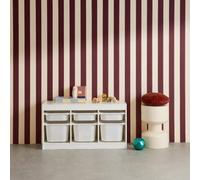 Meuble De Rangement Pour Enfant Décor Bois 6 Bacs En Plastique - Sora Blanc TU