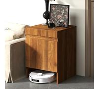 Meuble de rangement pour robot avec portes, table d'appoint en bois pour salon, support autonome
