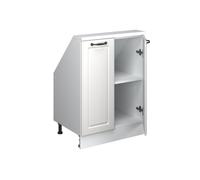 Vicco Meuble de Rangement sous Pente Rion, Blanc Campagne/Blanc