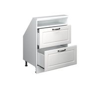 Meuble de rangement sous pente Rion avec 2 tiroirs Blanc campagne Vicco 56103