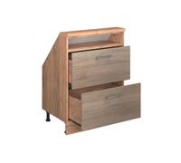 Meuble de rangement sous pente Rion, avec 2 tiroirs, Sonoma, Vicco 56088