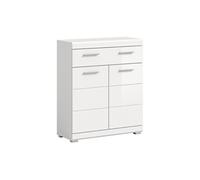 Meuble de salle de bain 74x31x88 cm blanc brillant - KAN