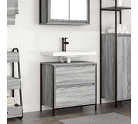 Vidaxl Meuble De Salle De Bain Avec Lavabo Et Tiroirs 60x34,5x60 Cm