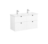 Meuble de salle de bain avec lavabo Vitra Root 120x67x46 cm blanc mat (ROOTG120WINTS)