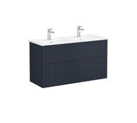 Meuble de salle de bain avec lavabo Vitra Root 120x67x46 cm bleu mat (ROOTG120BINTS)