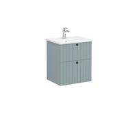 Meuble de salle de bain avec lavabo Vitra Root 60x67x46 cm vert mat (ROOTG60GINTS)