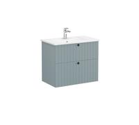 Meuble de salle de bain avec lavabo Vitra Root 80x67x46 cm vert mat (ROOTG80GINTS)