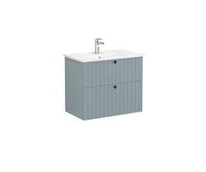 Meuble de salle de bain avec lavabo Vitra Root 80x67x46 cm vert mat (ROOTG80GINTS)