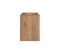 Meuble de salle de bain - Chêne artisanal - 40 x 57 x 46 cm - Poignée dorée - Style moderne - À suspendre