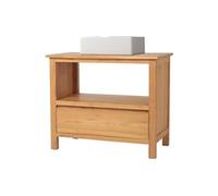 Meuble de salle de bain en teck avec simple vasque - 90 cm - KETAPANG