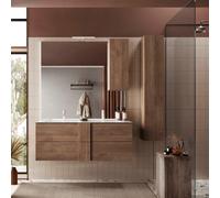 Meuble de salle de bain JUPITER avec double vasque et 2 ou 3 tiroirs