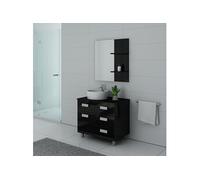 Meuble de salle de bain MILAN Noir -
