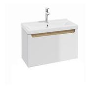 Meuble de salle de bain STILLA 60x30x45 cm, avec lavabo céramique 61,5x46,5x7 cm, blanc (STILLAD06007U3)