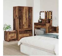 Meuble de salle de bain - VIDAXL - 40,5 x 40 x 44 cm - Bois d'ingénierie - Tiroir - Hauteur réglable