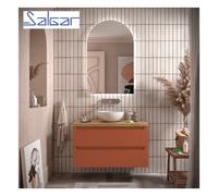 Meuble de salle de bains 2 tiroirs MONTERREY 1000 TERRACOTA - SALGAR 103615