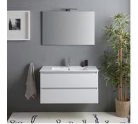 Kiamami valentina meuble haut salle de bain - Blanc