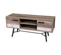 Meuble de TV Brooklyn - 120 x H. 55 cm - Marron