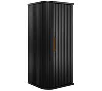 Meuble demi colonne suspendu de salle de bain GLAMOUR NOIR 35 x 79 cm