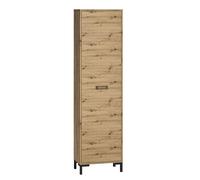 Meuble d'entrée 1 porte Petits-meubles - Liora - 55 x 34 x 200cm - Bois