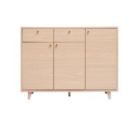Meuble d'entrée - meuble de rangements finition bois l110 cm silvestre