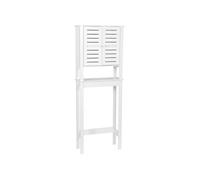 Meuble dessus WC 1 tablette blanc Santorin