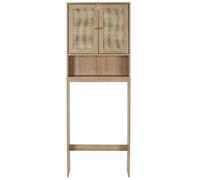 Meuble dessus WC Bali en cannage - Marron