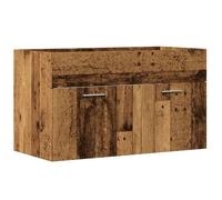 Meuble d'évier - VIDAXL - M156 - Vieux bois - Bois d'ingénierie - 90x38 5x46 cm
